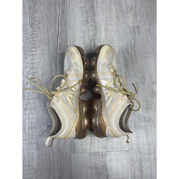 Nike Air VaporMax 2019 Cream Light Bone Women's Shoes Size 9 Model AR6632-101 D - Picture 8 of 10